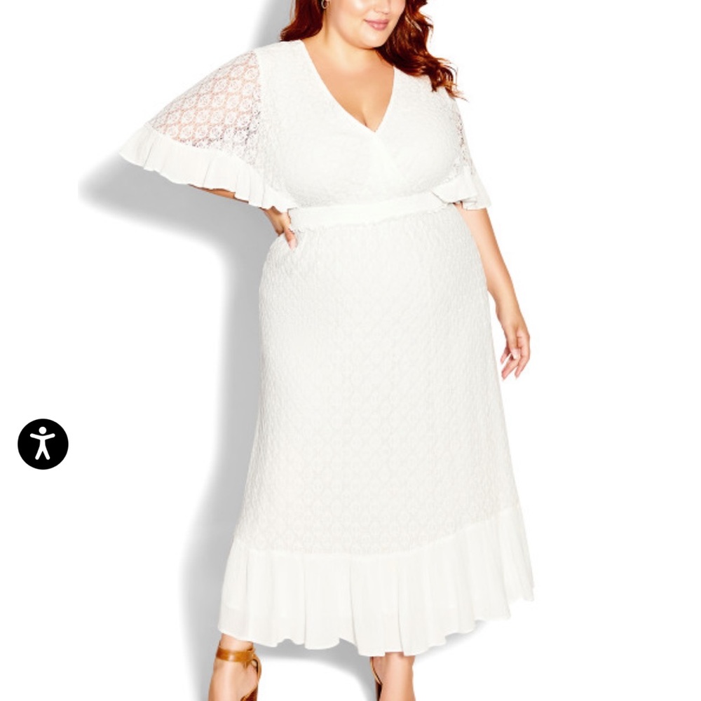 NWT City Chic Holland Maxi Dress Size 20